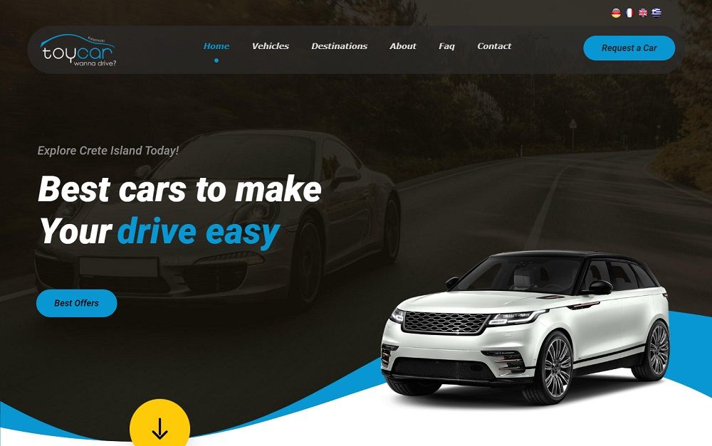 ToyCar Rental Kalamaki Κατασκευή Ιστοσελίδων · Ηράκλειο Κρήτης